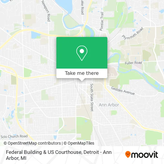 Federal Building & US Courthouse map