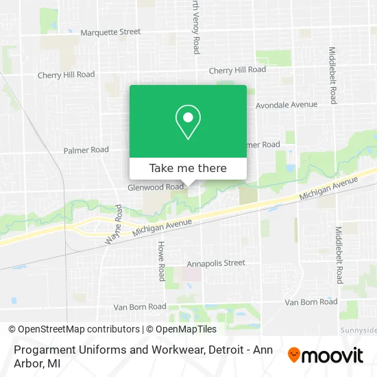 Progarment Uniforms and Workwear map