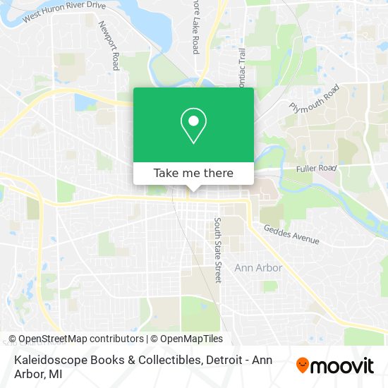 Mapa de Kaleidoscope Books & Collectibles