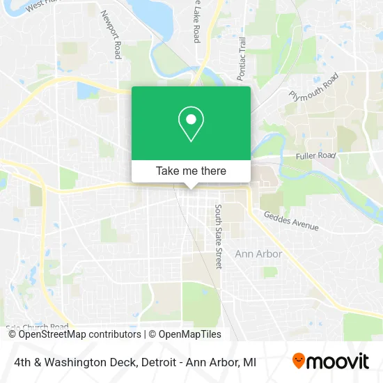 4th & Washington Deck map