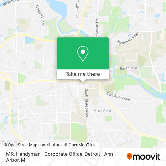 Mapa de MR. Handyman - Corporate Office