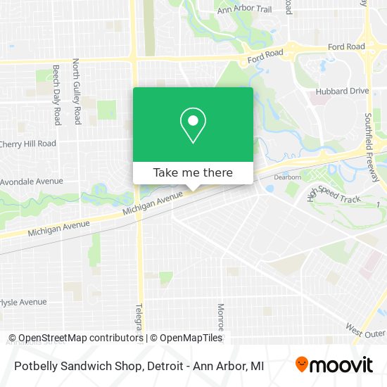 Potbelly Sandwich Shop map