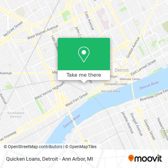 Quicken Loans map