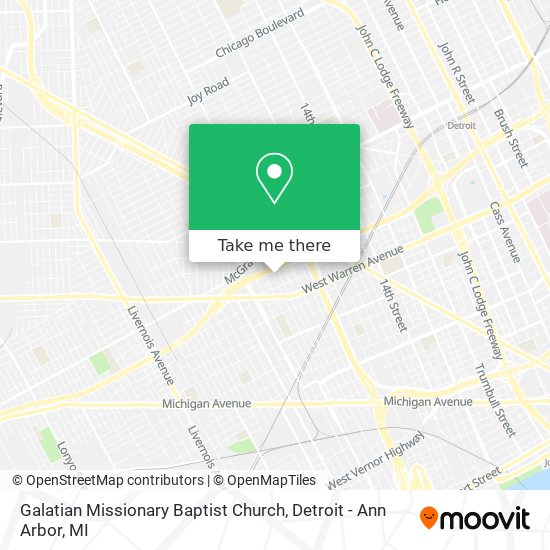 Galatian Missionary Baptist Church map