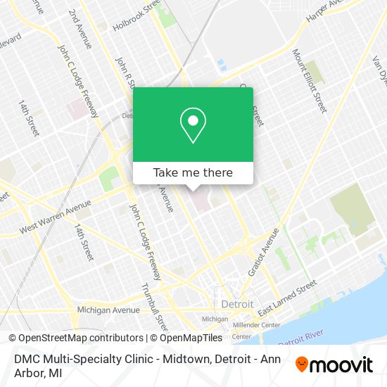 DMC Multi-Specialty Clinic - Midtown map