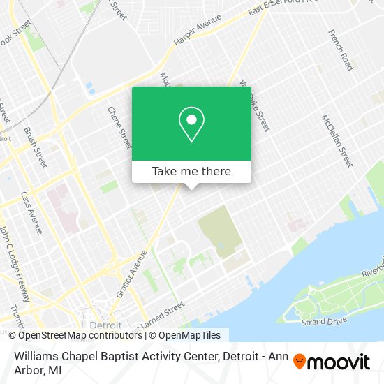 Mapa de Williams Chapel Baptist Activity Center