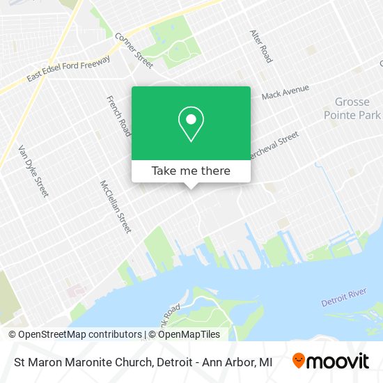 St Maron Maronite Church map