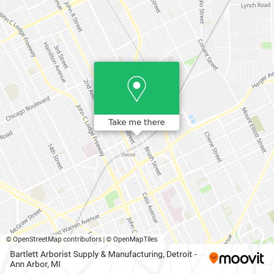 Bartlett Arborist Supply & Manufacturing map