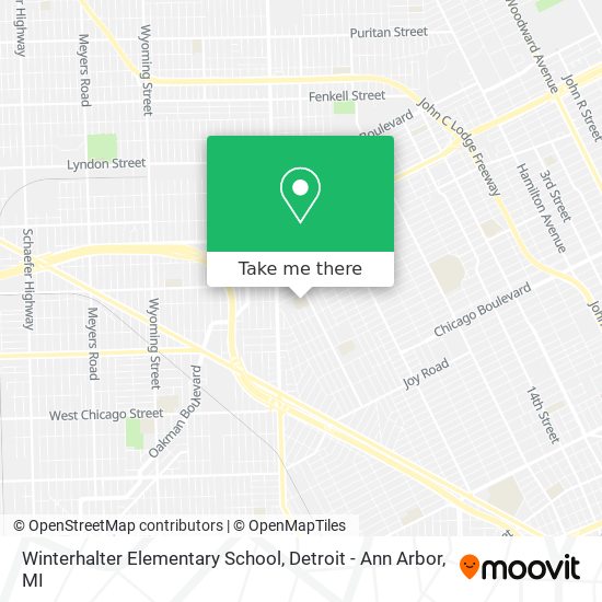 Mapa de Winterhalter Elementary School