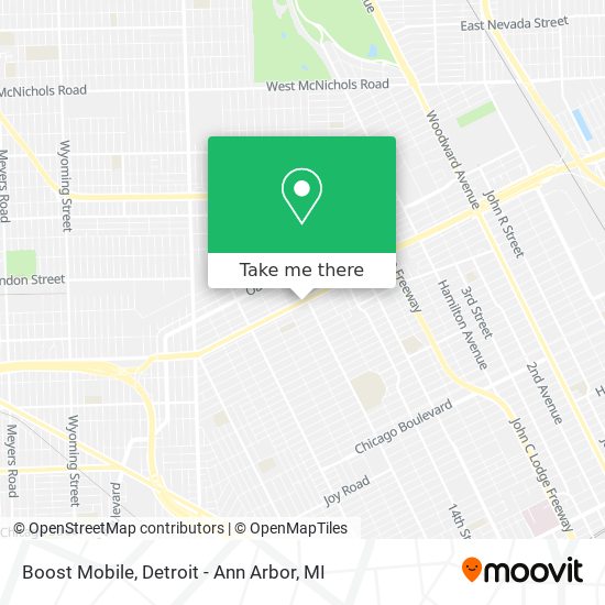 Boost Mobile map