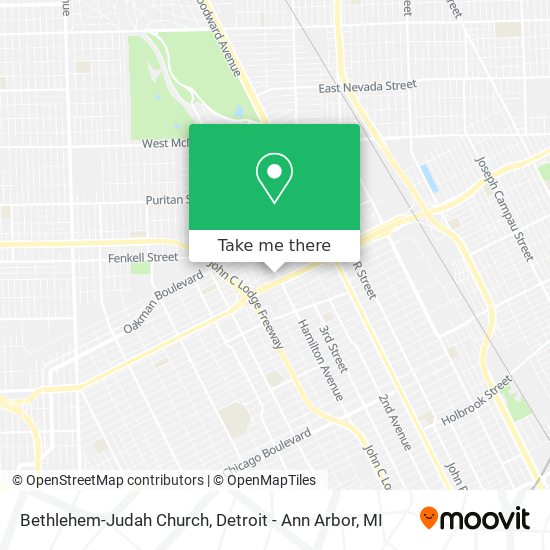 Mapa de Bethlehem-Judah Church