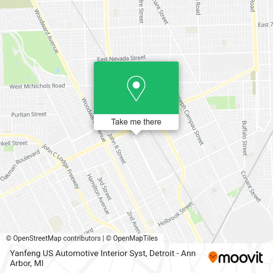 Yanfeng US Automotive Interior Syst map