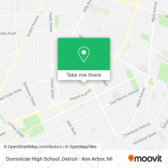 Dominican High School map