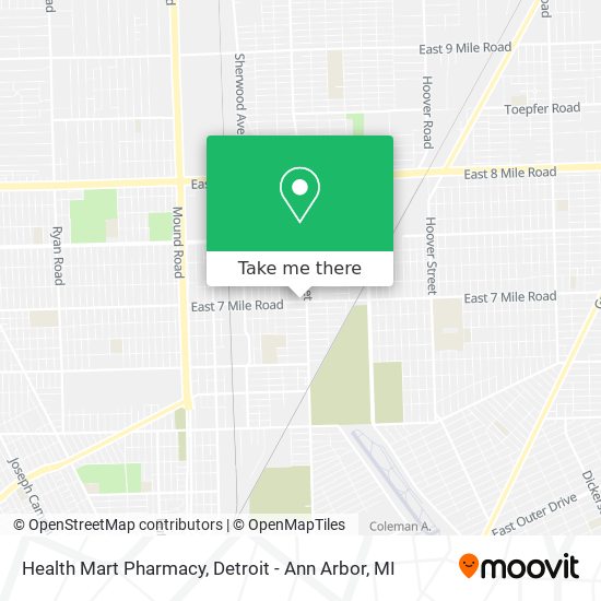 Health Mart Pharmacy map