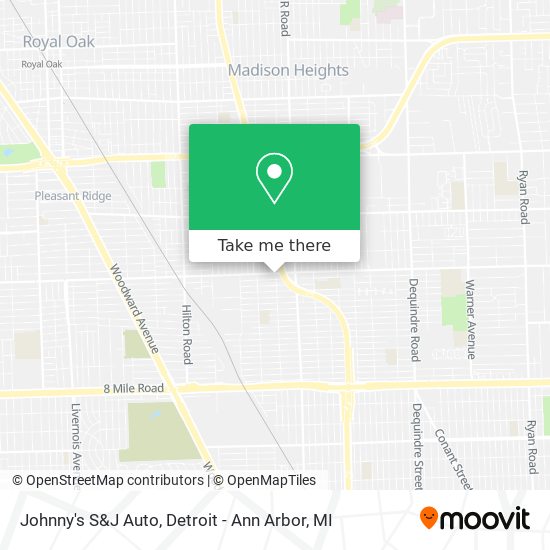Johnny's S&J Auto map