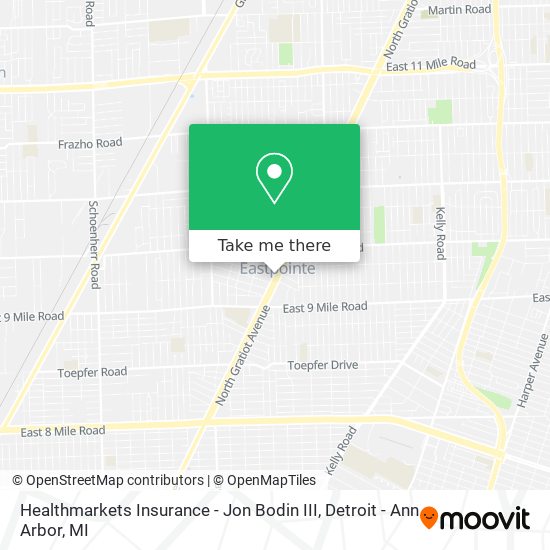 Healthmarkets Insurance - Jon Bodin III map
