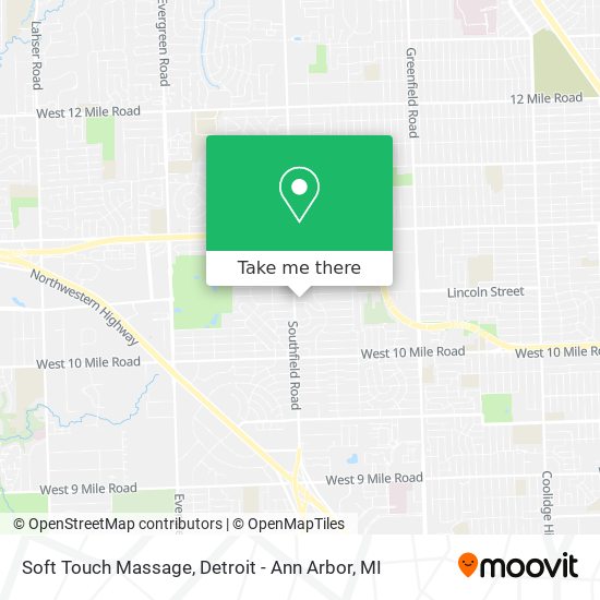 Mapa de Soft Touch Massage