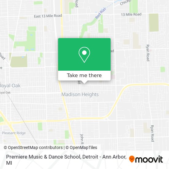 Premiere Music & Dance School map