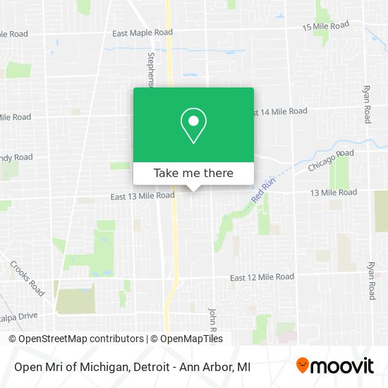 Mapa de Open Mri of Michigan