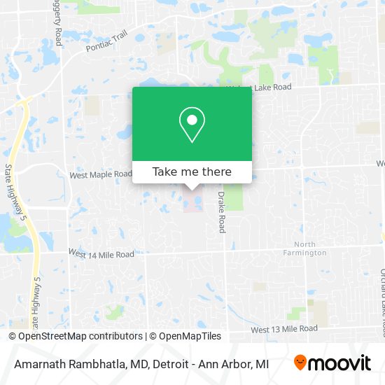 Amarnath Rambhatla, MD map