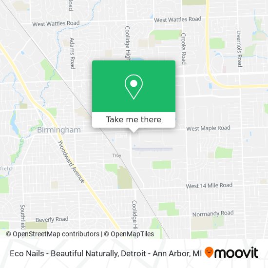 Eco Nails - Beautiful Naturally map