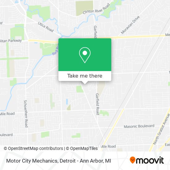 Motor City Mechanics map