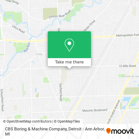 CBS Boring & Machine Company map