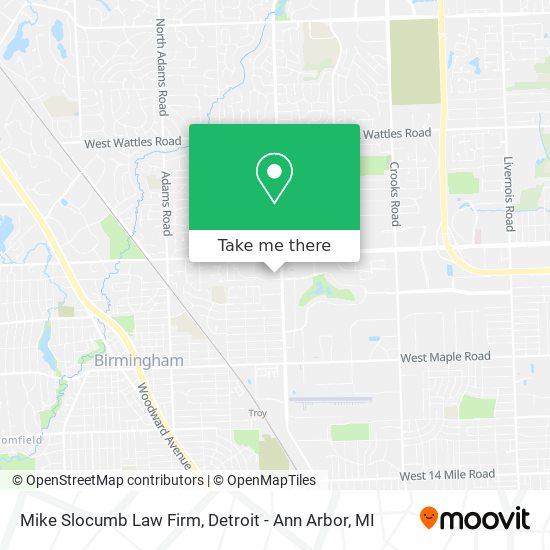 Mike Slocumb Law Firm map