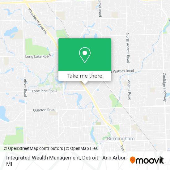 Integrated Wealth Management map