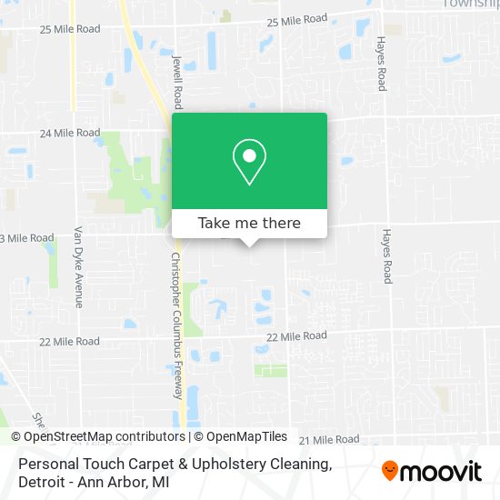 Personal Touch Carpet & Upholstery Cleaning map