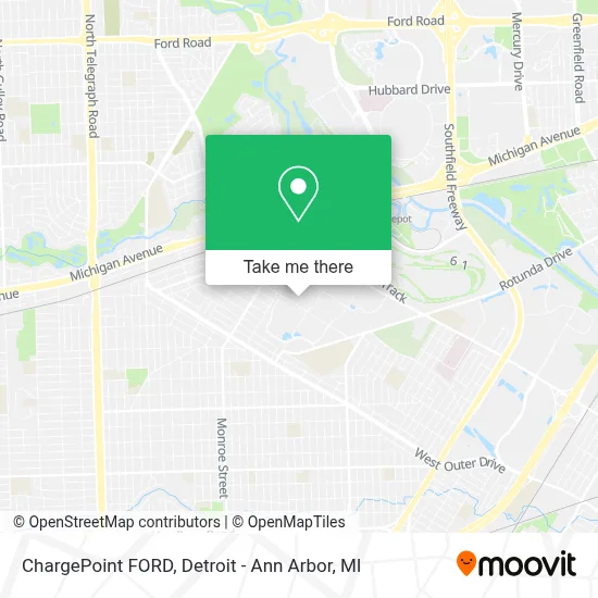 ChargePoint FORD map