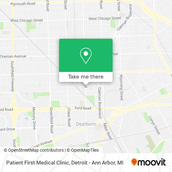 Mapa de Patient First Medical Clinic