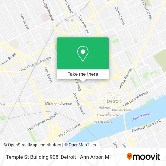 Temple St Building 908 map