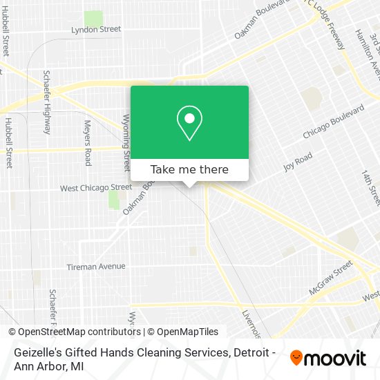 Geizelle's Gifted Hands Cleaning Services map