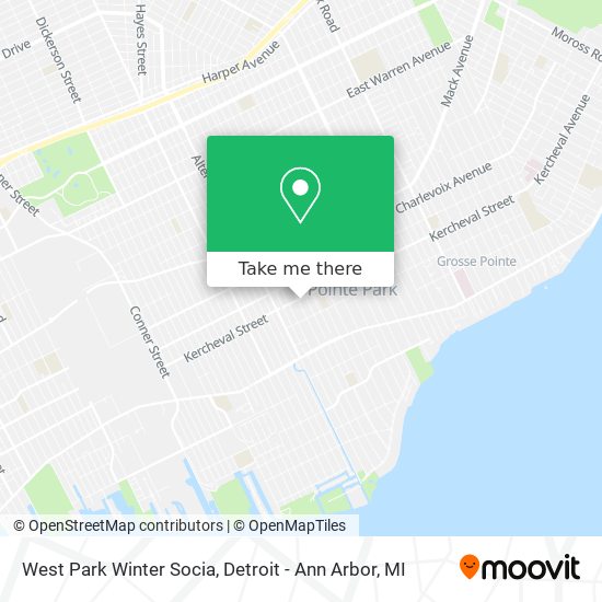 Mapa de West Park Winter Socia
