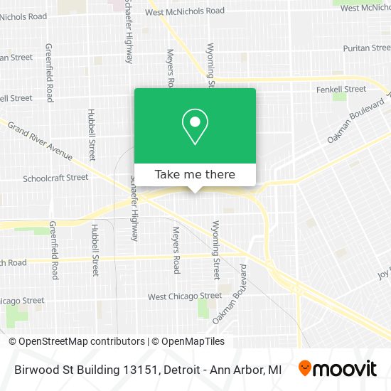 Birwood St Building 13151 map