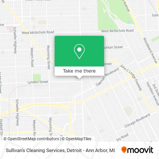 Mapa de Sullivan's Cleaning Services