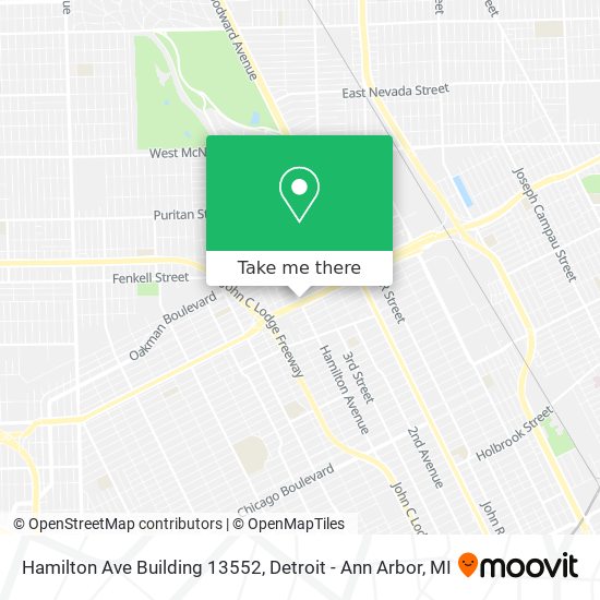 Mapa de Hamilton Ave Building 13552