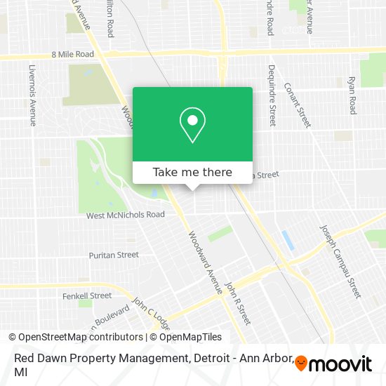 Red Dawn Property Management map