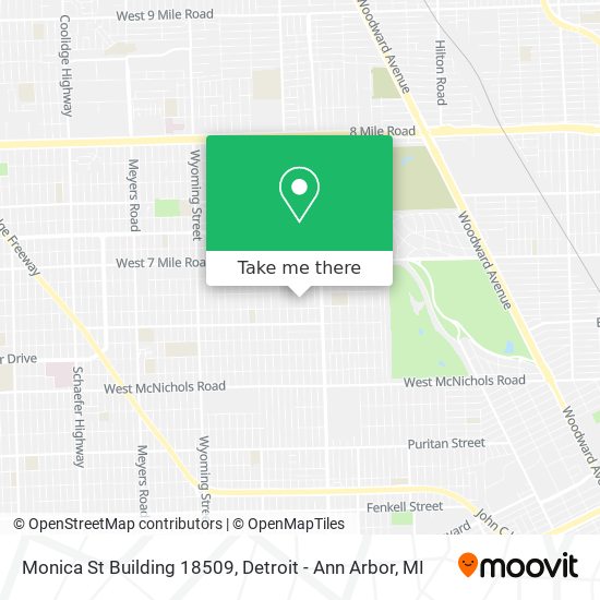 Mapa de Monica St Building 18509