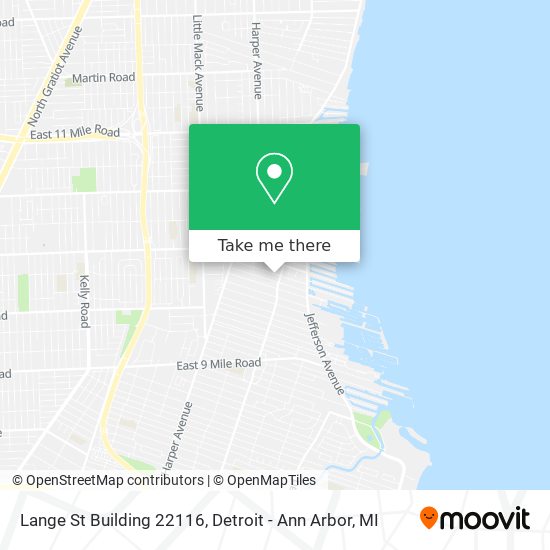 Mapa de Lange St Building 22116