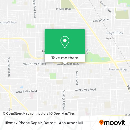 Ifixmax Phone Repair map