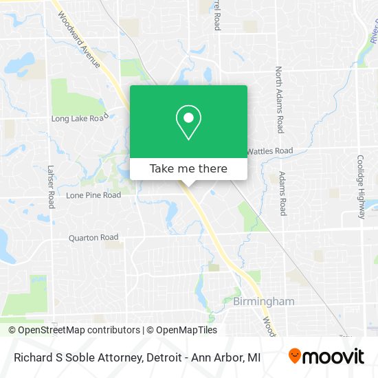 Richard S Soble Attorney map