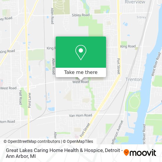 Great Lakes Caring Home Health & Hospice map