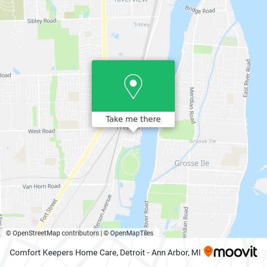 Comfort Keepers Home Care map