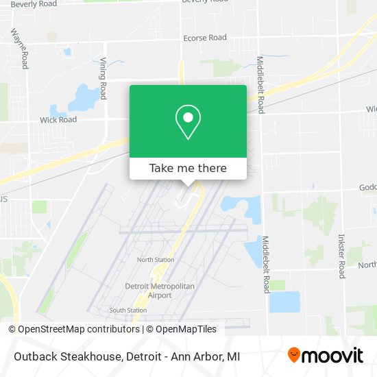 Mapa de Outback Steakhouse