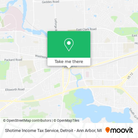 Mapa de Shotime Income Tax Service