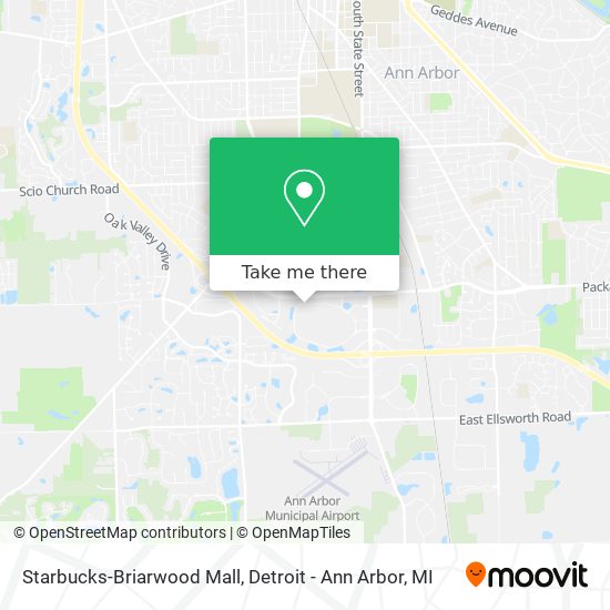 Starbucks-Briarwood Mall map