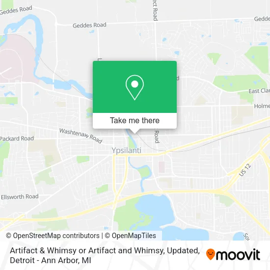 Artifact & Whimsy or Artifact and Whimsy, Updated map