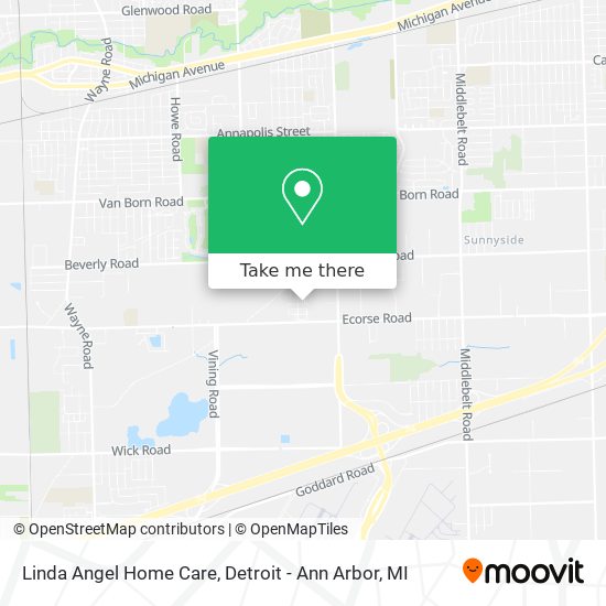 Mapa de Linda Angel Home Care